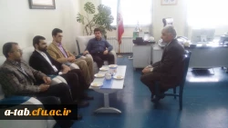 حضور مسوولان بسیج دانشجویی استان در دانشگاه فرهنگیان اردبیل و دیدار نوروزی با مدیّریت محترم امور پردیس های اردبیل 3