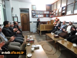 دیدار دکتر مهرمحمّدی با امام جمعه ی فرزانه و اندیشمند استان اردبیل 4