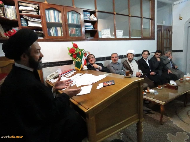 دیدار دکتر مهرمحمّدی با امام جمعه ی فرزانه و اندیشمند استان اردبیل 5