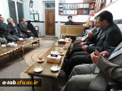 دیدار دکتر مهرمحمّدی با امام جمعه ی فرزانه و اندیشمند استان اردبیل 3
