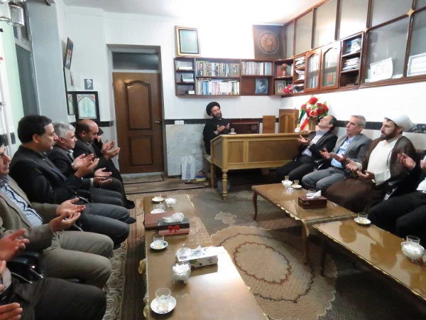 دیدار دکتر مهرمحمّدی با امام جمعه ی فرزانه و اندیشمند استان اردبیل 4