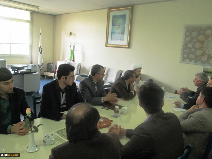 مراسم تکریم و معارفه ی مسئول جدید بسیج دانشجویی پردیس علامه طباطبایی اردبیل برگزار شد. 5