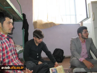 دیدار مسئول بسیج دانشجویی دانشگاه فرهنگیان اردبیل با دانشجو معلمان شرکت کننده در طرح ولایت استانی