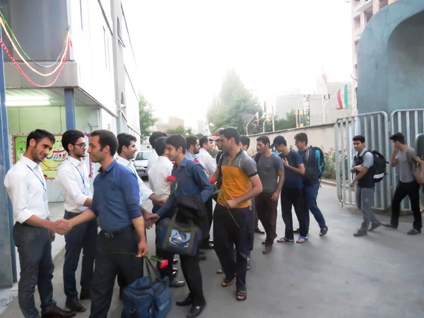 مراسم استقبال از دانشجو معلمان پردیس شهید بهشتی استان زنجان 4