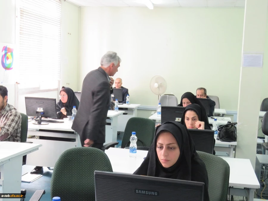 جلسه ی آزمون سرپرستان شبانه روزی دانشگاه فرهنگیان سراسر کشور هم زمان به صورت  online برگزار شد. 3