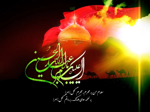 این حسیــــــــن کیست که عالم همه دیوانه ی اوست
                                                           این چه شمعی است که جان ها همه پروانه ی اوست
 2