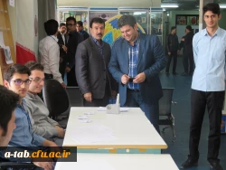 در پردیس علامه طباطبایی اردبیل برگزار شد:
انتخابات شورای صنفی-رفاهی دانشجومعلمان (آبان ماه1395) 2