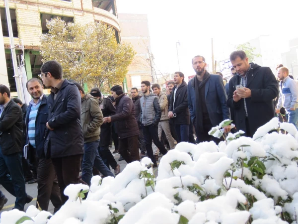 حضور پرشور مسئولان و دانشجویان پردیس علامه طباطبایی اردبیل در راهپیمایی استکبار ستیزی 13 آبان 5