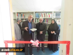 بازدید سرپرست محترم امور پردیس ها و معاونان از کتابخانه ها و افتتاح بخش مرجع 2