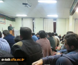 سردار بابازاده در مراسم روز دانشجو با اشاره به دانشجومعلّمان پردیس:

تک تک این جوانان پاک سرشت و چهره های نورانی و مؤمن ، برای فردای این مملکت و مرز و بوم یک سرباز تمام عیار خواهند بود. 17