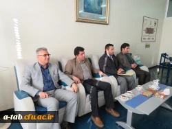 بازدید هیات محترم نظارت و ارزیابی دانشگاه محقّق اردبیلی(دانشگاه مادر)  از پردیس علامه طباطبایی اردبیل 2
