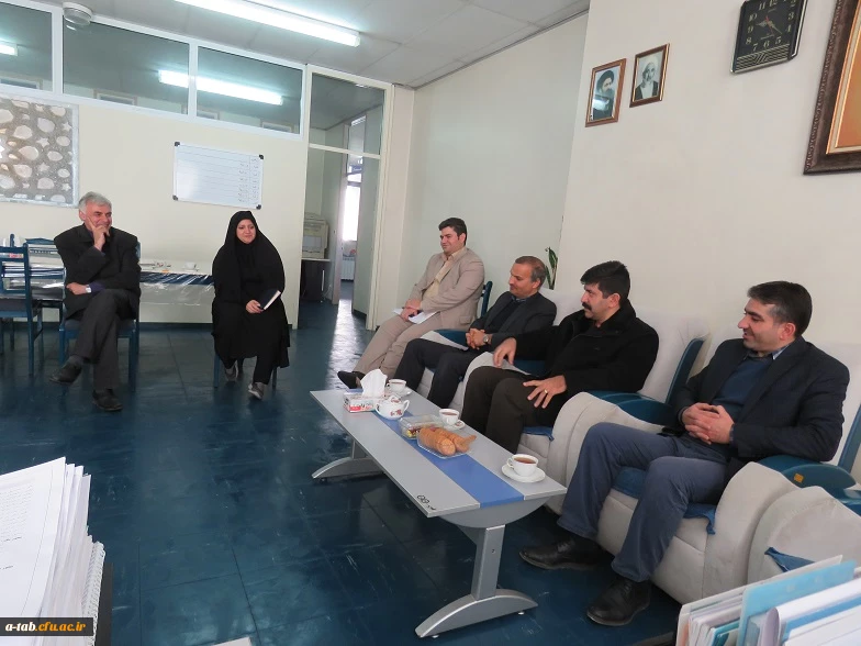 بازدید هیات محترم نظارت و ارزیابی دانشگاه محقّق اردبیلی(دانشگاه مادر)  از پردیس علامه طباطبایی اردبیل 2