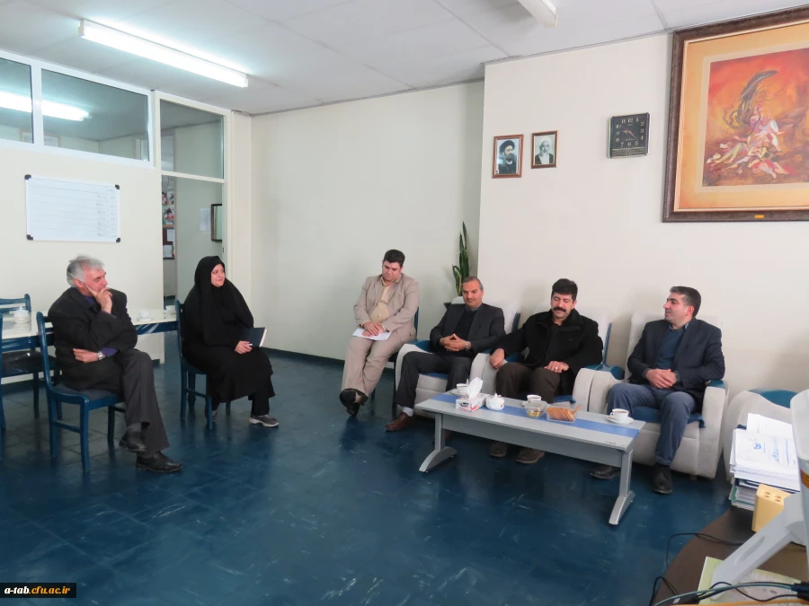 بازدید هیات محترم نظارت و ارزیابی دانشگاه محقّق اردبیلی(دانشگاه مادر)  از پردیس علامه طباطبایی اردبیل 2