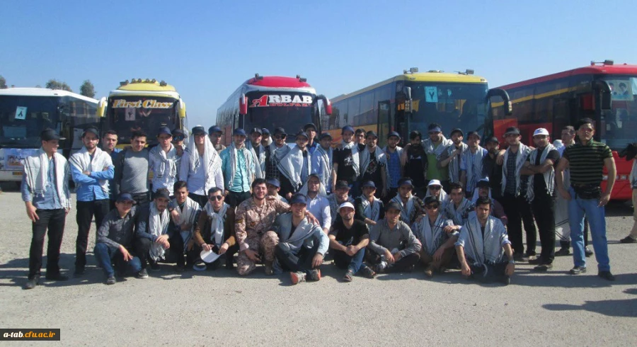 اعزام کاروان راهیان نور دانشجومعلّمان پردیس علّامه طباطبایی دانشگاه فرهنگیان اردبیل به مناطق عملیّاتی دفاع مقدّس 2