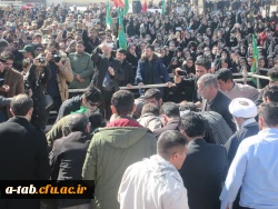 حضور گسترده و پرشور دانشجومعلّمان پردیس در مراسم با شکوه تدفین شهید گمنام 5