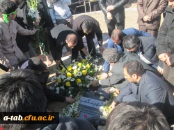 حضور گسترده و پرشور دانشجومعلّمان پردیس در مراسم با شکوه تدفین شهید گمنام 6