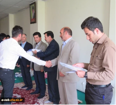 برگزاری مراسم اهداء لوح تقدیروجوایز جشنواره های ورزشی پردیس علامه طباطبایی اردبیل