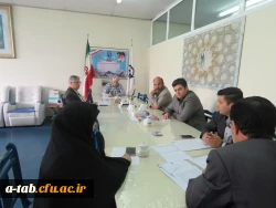 برگزاری جلسه شورای دانشجویی در باره بیست وسومین المپیاد ورزشی دانشجو معلمان دانشگاه فرهنگیان در پردیس علامه طباطبایی 2