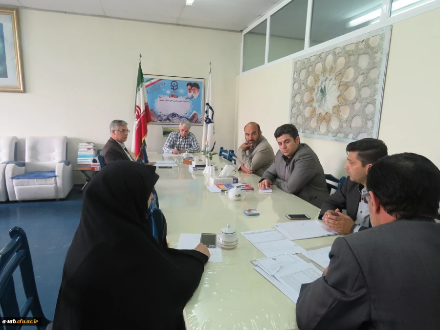 برگزاری جلسه شورای دانشجویی در باره بیست وسومین المپیاد ورزشی دانشجو معلمان دانشگاه فرهنگیان در پردیس علامه طباطبایی 2