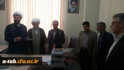 تجلیل از جانباز سر افراز 8 سال دفاع مقدس در پردیس علامه طباطبایی اردبیل 2