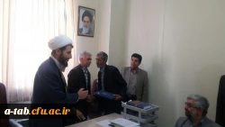 تجلیل از جانباز سر افراز 8 سال دفاع مقدس در پردیس علامه طباطبایی اردبیل 3