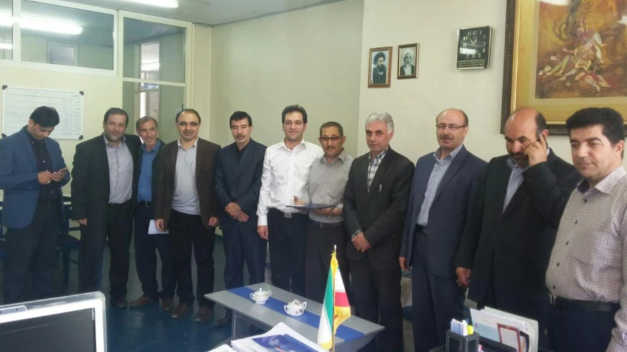 تجلیل از جانباز سر افراز 8 سال دفاع مقدس در پردیس علامه طباطبایی اردبیل 5