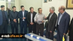 تجلیل از جانباز سر افراز 8 سال دفاع مقدس در پردیس علامه طباطبایی اردبیل 6