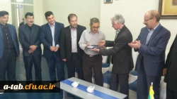 تجلیل از جانباز سر افراز 8 سال دفاع مقدس در پردیس علامه طباطبایی اردبیل 7