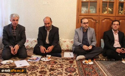 دیدار مسؤولان دانشگاه فرهنگیان اردبیل و بسیج دانشجویی دانشگاه های اردبیل با خانواده ی دانشجومعلّم شهید یعقوب مهدی زاده