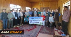 جمعی از اعضای هیأت علمی و غیر هیأت علمی دانشگاه فرهنگیان استان اردبیل در قالب اردوی علمی، فرهنگی به منطقه ی زیبا و توریستی فندقلوی شهرستان نمین عزیمت کردند. 2