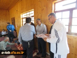 جمعی از اعضای هیأت علمی و غیر هیأت علمی دانشگاه فرهنگیان استان اردبیل در قالب اردوی علمی، فرهنگی به منطقه ی زیبا و توریستی فندقلوی شهرستان نمین عزیمت کردند. 8