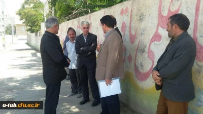 بازدید فرماندار، مدیر اداره ی آموزش و پرورش ناحیه یک ، مدیر کلّ نوسازی مدارس استان و تعدادی از مسؤولان استانی از پردیس علامه طباطبایی اردبیل