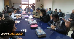 دیدار جمعی از دانشجومعلمان پردیس علامه طباطبایی و کارکنان دانشگاه فرهنگیان اردبیل با رئیس دفاتر نهاد نمایندگی مقام معظم رهبری در دانشگاه های استان اردبیل 6