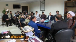 دیدار جمعی از دانشجومعلمان پردیس علامه طباطبایی و کارکنان دانشگاه فرهنگیان اردبیل با رئیس دفاتر نهاد نمایندگی مقام معظم رهبری در دانشگاه های استان اردبیل 7