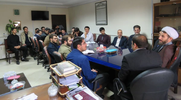 دیدار جمعی از دانشجومعلمان پردیس علامه طباطبایی و کارکنان دانشگاه فرهنگیان اردبیل با رئیس دفاتر نهاد نمایندگی مقام معظم رهبری در دانشگاه های استان اردبیل 7