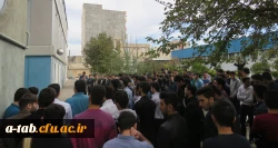 تجمع دانشجومعلمان دانشگاه فرهنگیان اردبیل در اعتراض به سخنان سخیف رییس جمهور آمریکا 10