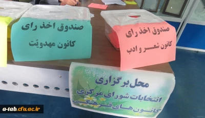 برگزاری انتخابات کانون های فرهنگی، اجتماعی پردیس علامه طباطبایی اردبیل