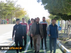 به مناسبت روز تربیت بدنی برگزار شد:

همایش پیاده روی دور دریاپه شورابیل توسط اساتید، کارکنان و دانشجومعلمان دانشگاه فرهنگیان اردبیل، پردیس علامه طباطبایی 4