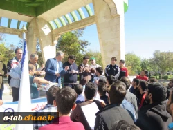 به مناسبت روز تربیت بدنی برگزار شد:

همایش پیاده روی دور دریاپه شورابیل توسط اساتید، کارکنان و دانشجومعلمان دانشگاه فرهنگیان اردبیل، پردیس علامه طباطبایی 3