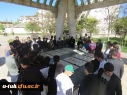 در حاشیه ی پیاده روی دور دریاچه شورابیل برگزار شد:

با حضور در یادمان شهدای گمنام اردبیل و میثاق با شهدای مدافع حرم 7