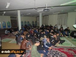 مراسم سوگواری ایام فاطمیه در پردیس علامه طباطبایی دانشگاه فرهنگیان  اردبیل 4