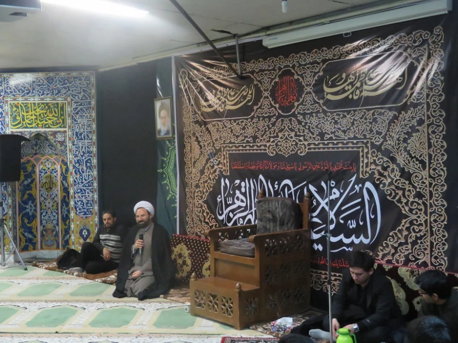 مراسم سوگواری ایام فاطمیه در پردیس علامه طباطبایی دانشگاه فرهنگیان  اردبیل 5