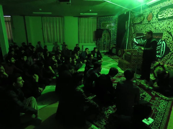 مراسم سوگواری ایام فاطمیه در پردیس علامه طباطبایی دانشگاه فرهنگیان  اردبیل 6