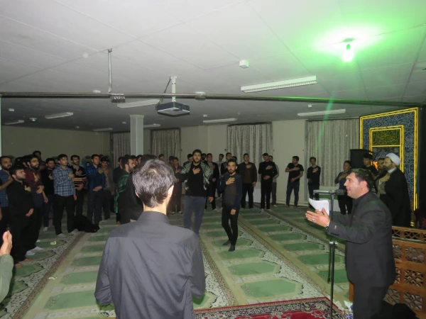 مراسم سوگواری ایام فاطمیه در پردیس علامه طباطبایی دانشگاه فرهنگیان  اردبیل 7