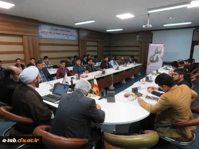 مراسم شب شعر مهدویت در پردیس علامه طباطبایی دانشگاه فرهنگیان اردبیل