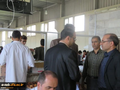 بازدید دکتر عبدی از نحوه ی پخت غذا و توزیع غذا در آشپزخانه ی  پردیس علامه طباطبایی دانشگاه فرهنگیان اردبیل