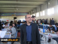 بازدید دکتر عبدی از نحوه ی پخت غذا و توزیع غذا در آشپزخانه ی  پردیس علامه طباطبایی دانشگاه فرهنگیان اردبیل 4