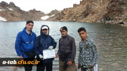 صعود کوهنوردان دانشگاه فرهنگیان  اردبیل به قلۀ سبلان 2