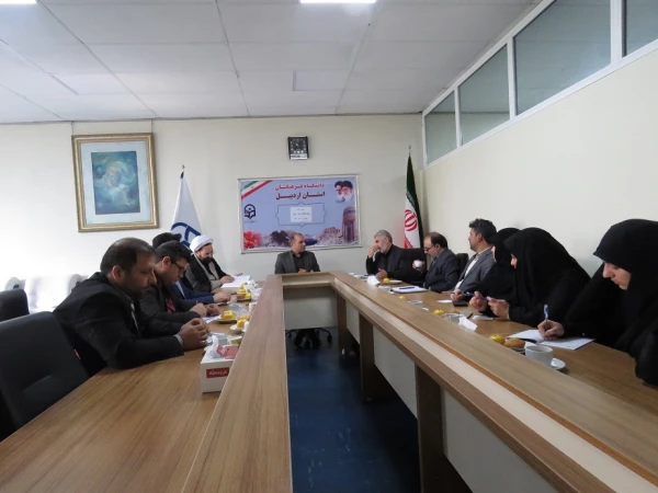 نشست صمیمی مدیریت دانشگاه فرهنگیان با مدیر ستاد اقامه نماز استان اردبیل 4