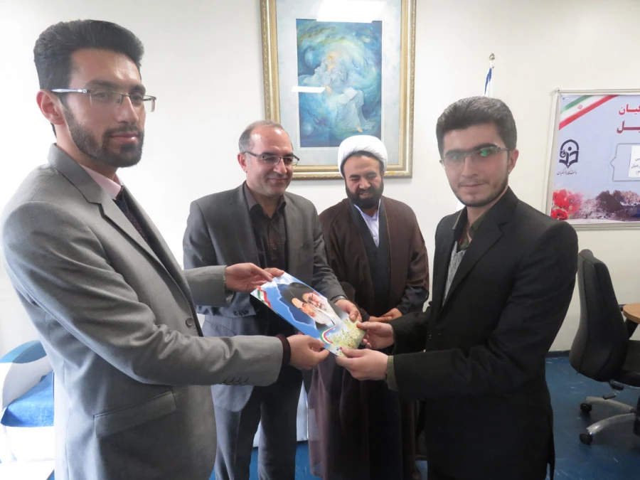 معرفی مسئول جدید بسیج دانشجویی پردیس علامه طباطبایی اردبیل 4